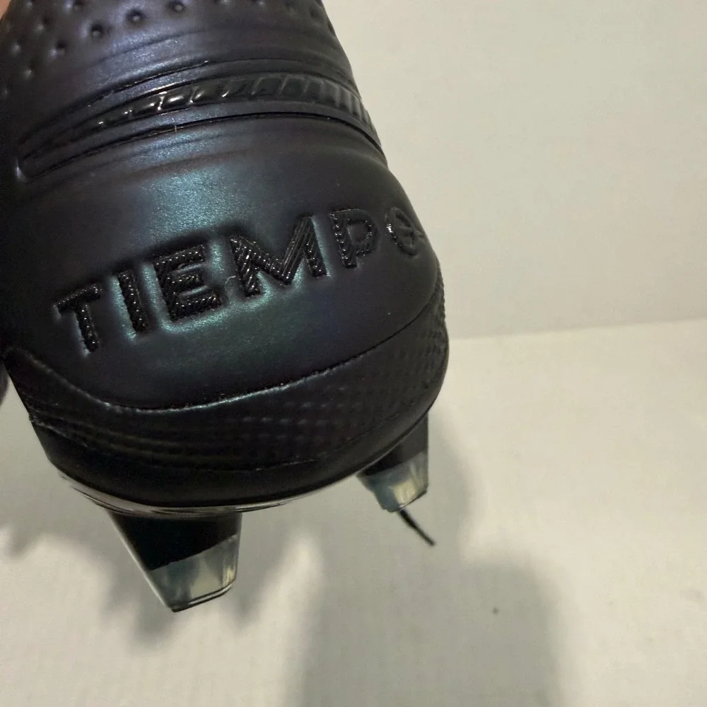 Nike Tiempo Legend 8 Elite FG Black Soccer Cleats AT5293-010 Mens 6 Womens 7.5